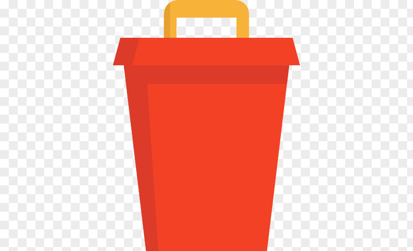 A Red Trash Can Bucket Icon PNG