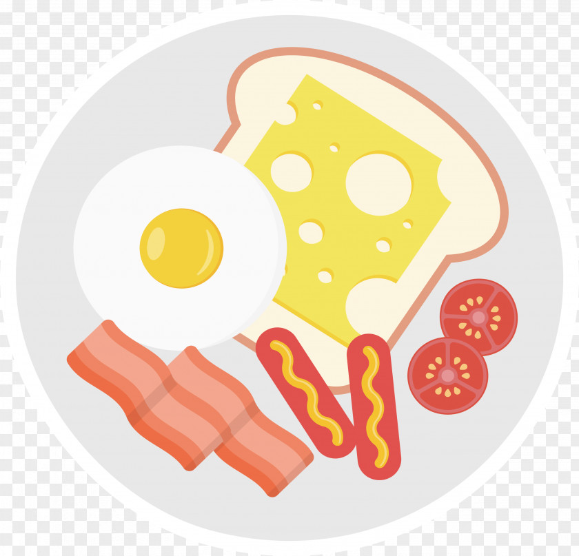 Delicious Breakfast Food Nutrition Clip Art PNG