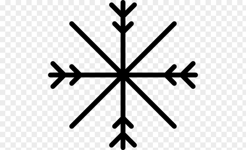 Light Snowflake Shape PNG