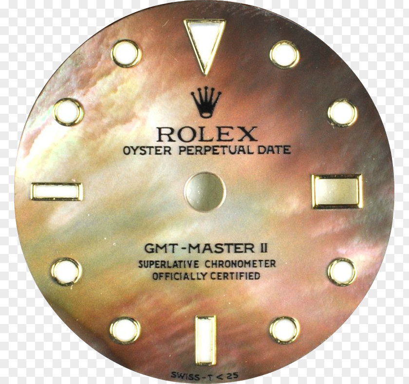 Rolex GMT Master II Clock Dial Time PNG