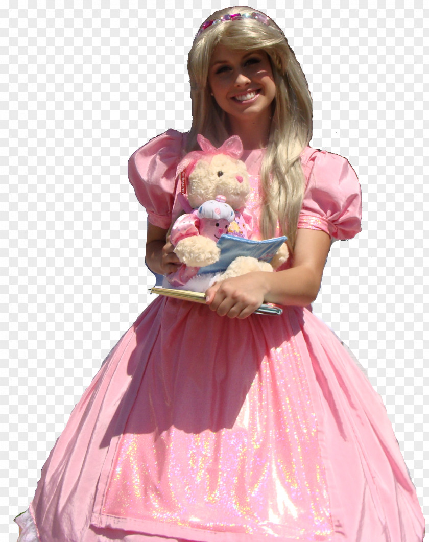 Wonderland Bakery Costume Pink M Toddler RTV Doll PNG