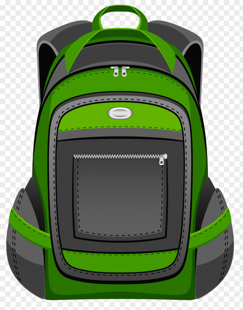 Black And Green Backpack Vector Clipart Clip Art PNG