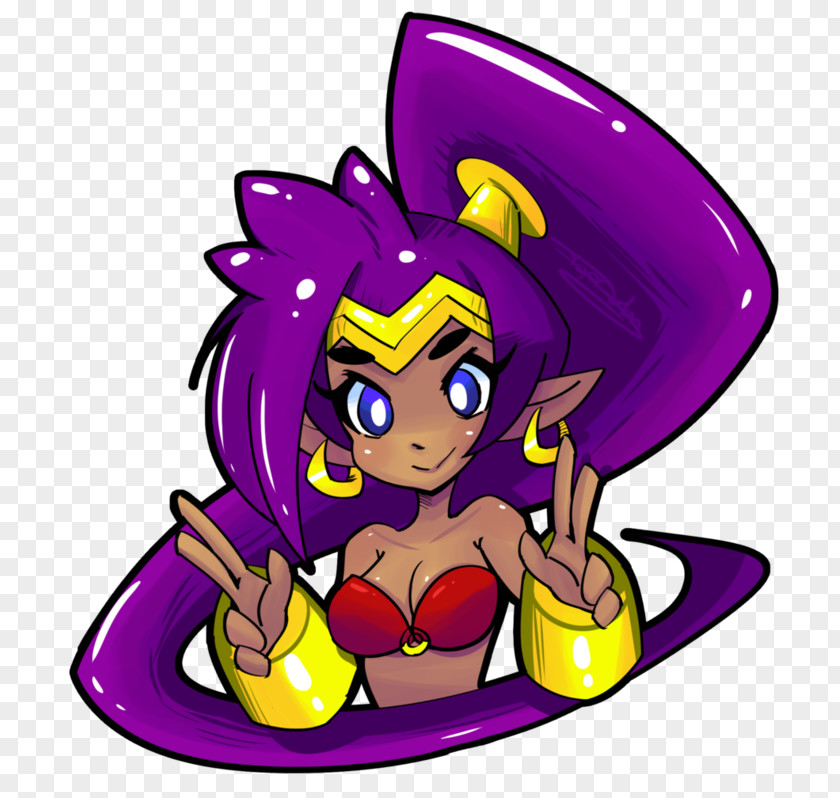 Fan Shantae: Half-Genie Hero Art Drawing PNG