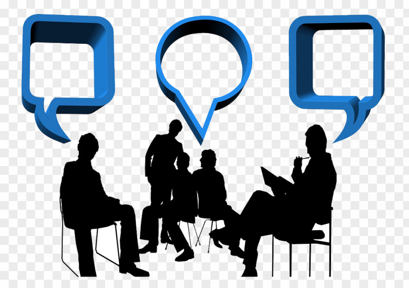 Sitting Recruiter Group Of People Background PNG