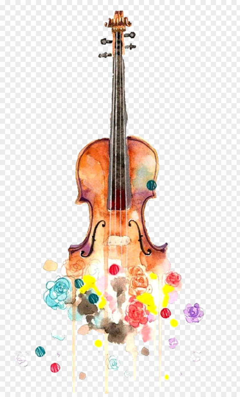 Violin Drawing Watercolor Painting Music Cello PNG painting Cello, Creative guitar clipart PNG