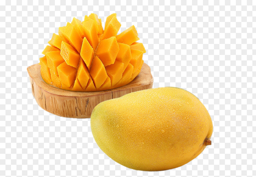 Bright Yellow Mango Panzhihua Fruit Auglis PNG