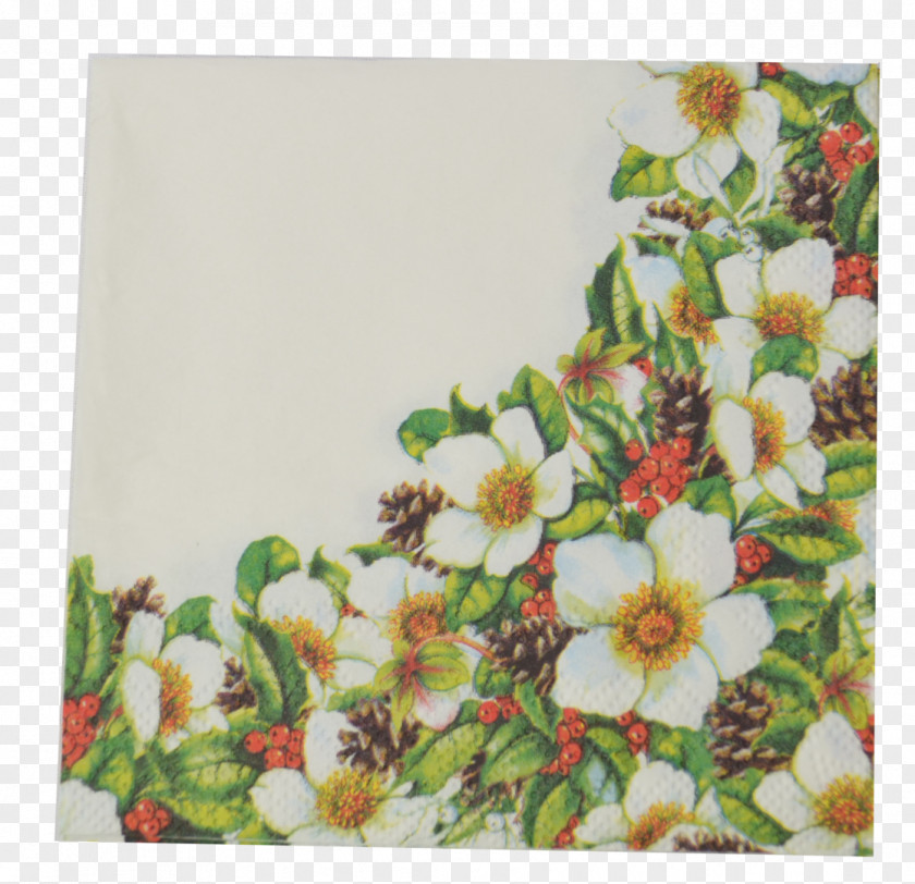 Helleboreae Cloth Napkins Floral Design Blume Tea PNG