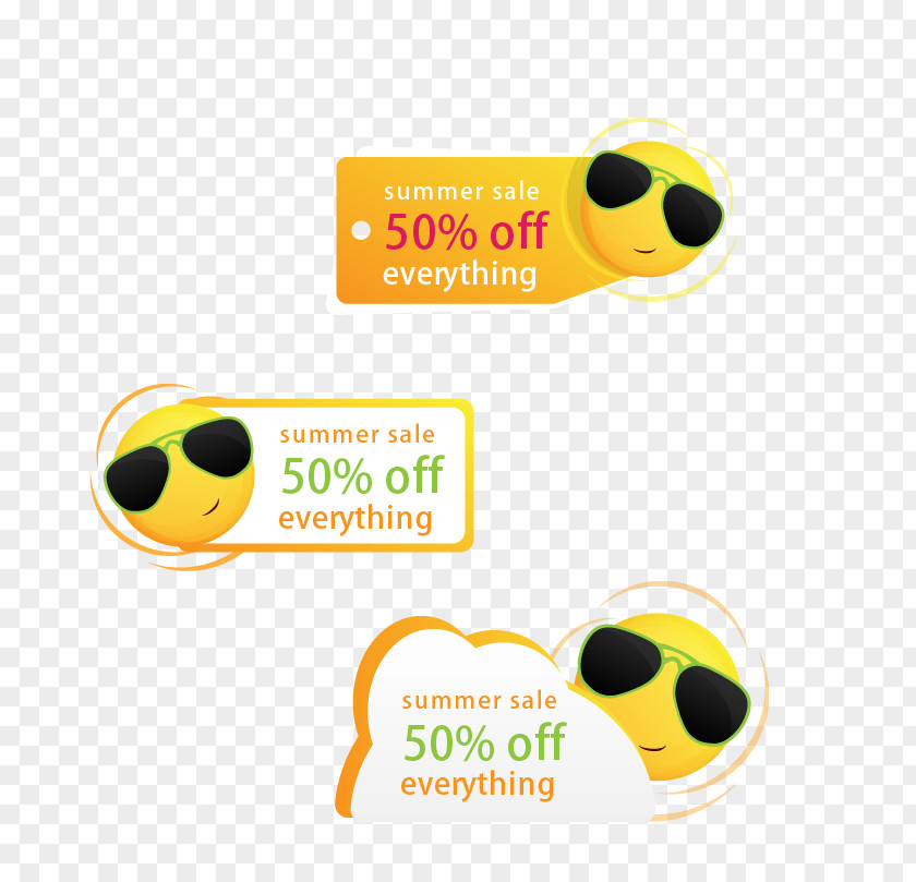 Sun Tag Discount Logo Price Label PNG