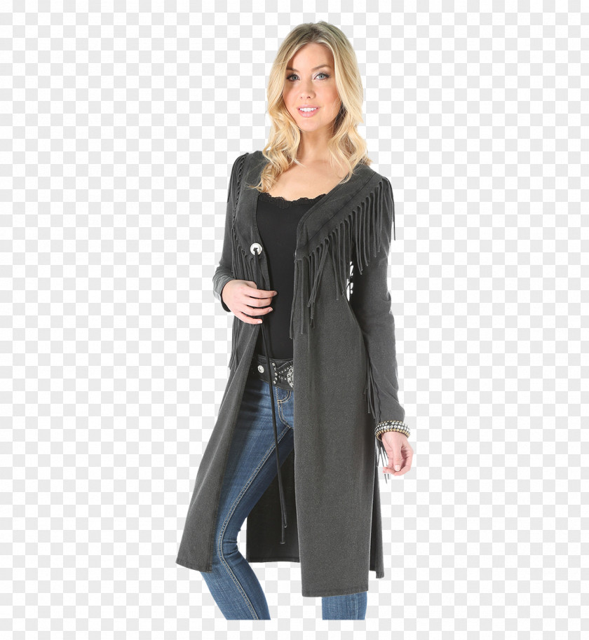 WESTERN DRESS Sleeve T-shirt Suede Leather Zipper PNG
