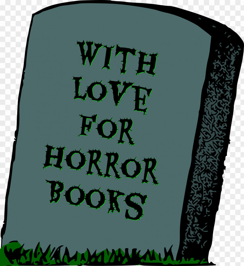 Horror Tree Headstone Green Font Psychopathy Book PNG