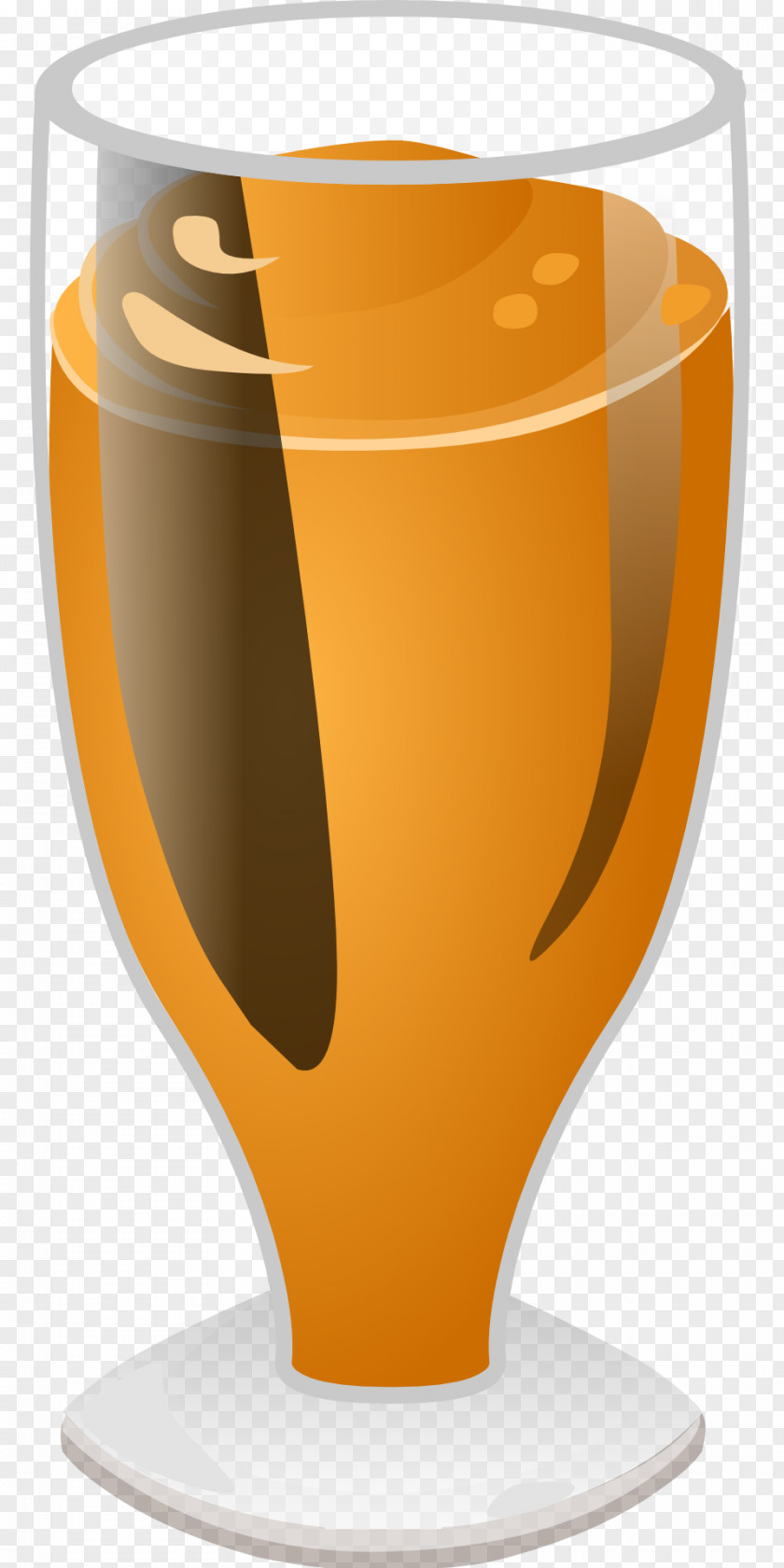 Orange Juice And The Transparent Cup Drink PNG