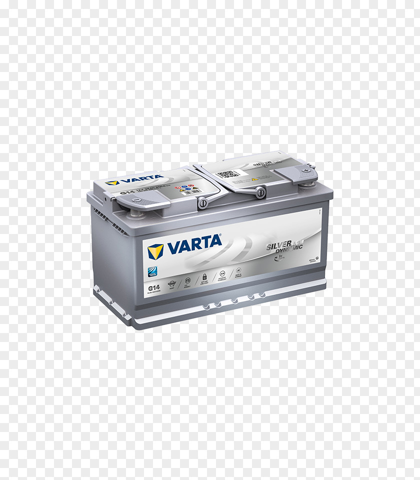 Start Stop VRLA Battery Automotive VARTA Electric Ampere Hour PNG