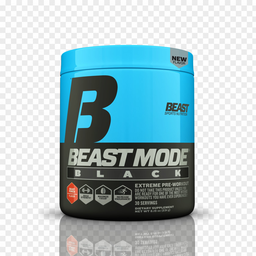 Beast Mode Dietary Supplement Sports Nutrition Serving Size Pre-workout PNG
