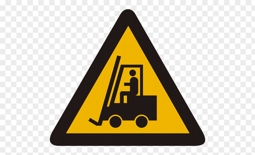Business Forklift Powered Industrial Trucks Warning Sign Counterweight PNG