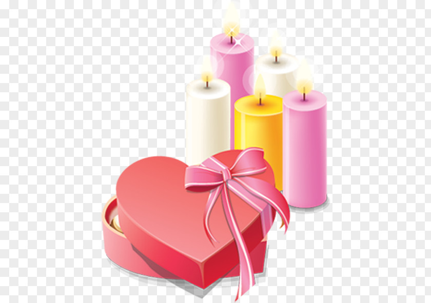 Candle Gift Of Love Poster PNG