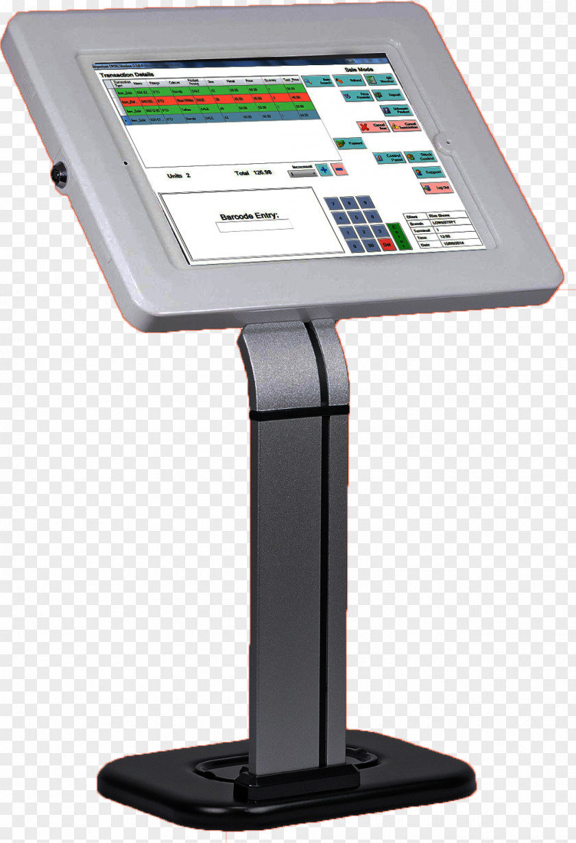 Computer Point Of Sale Interactive Kiosks Retail Airport Terminal PNG