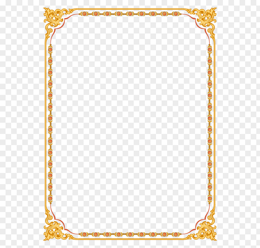 Creative Golden Frame Gold Download Icon PNG