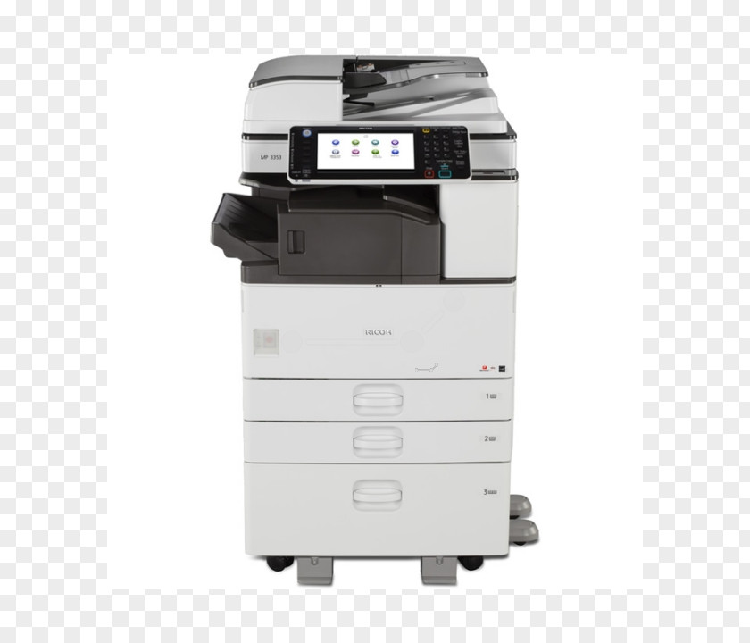 Printer Multi-function Ricoh Toner Cartridge Photocopier PNG