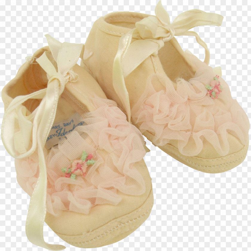 Ballet Slippers Slipper Shoe Footwear Sandal Beige PNG