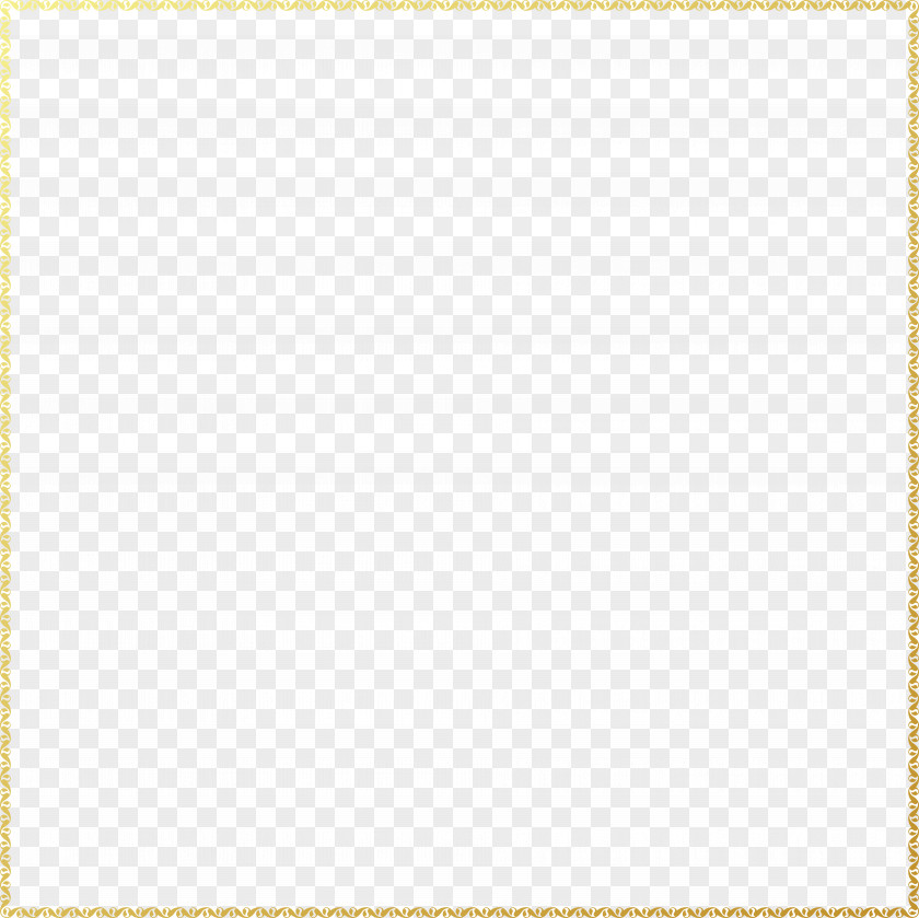 Gold Frame Square Area Angle Pattern PNG