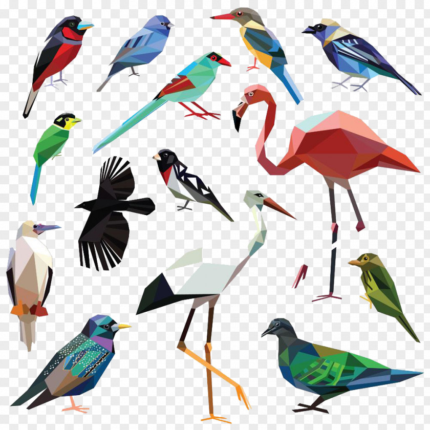 Origami Birds Picture High Definition Free Buckle Material Bird Photography Royalty-free Illustration PNG