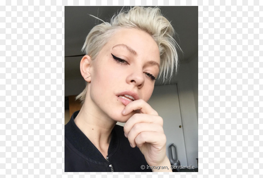 Pixie Cut Hairdresser Eyebrow Blond PNG