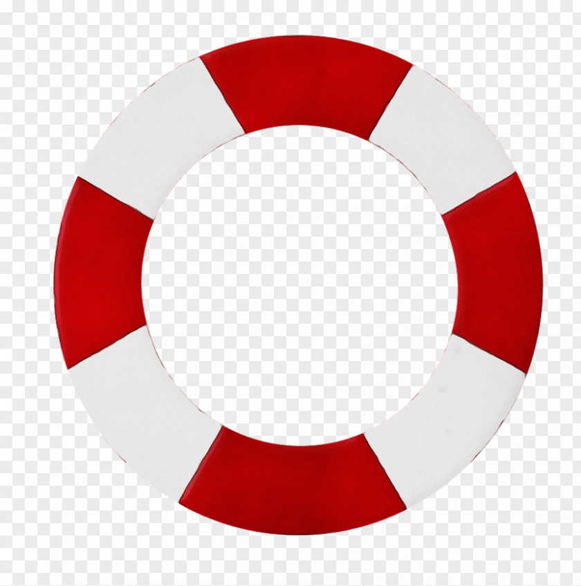 Plate Lifebuoy Red Circle PNG