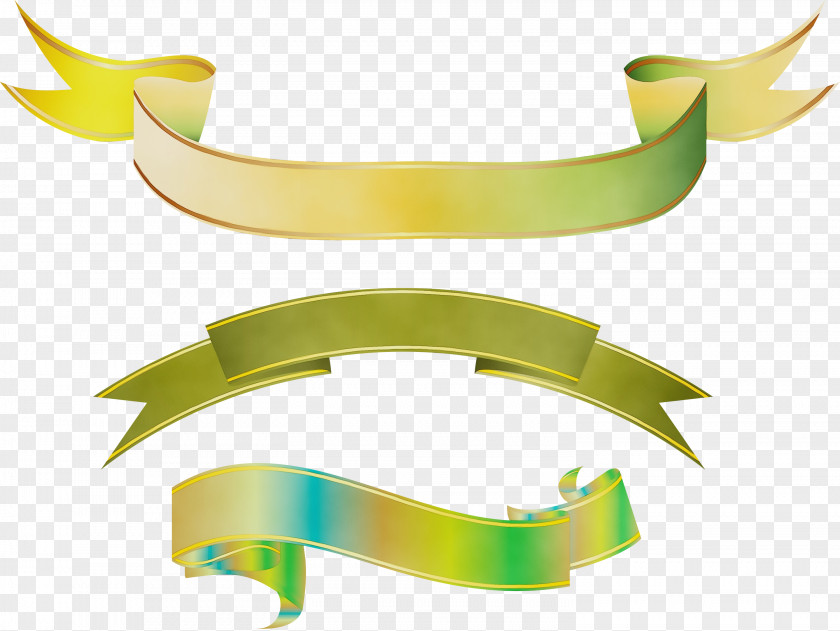 Ribbon Yellow Font Plant Smile PNG