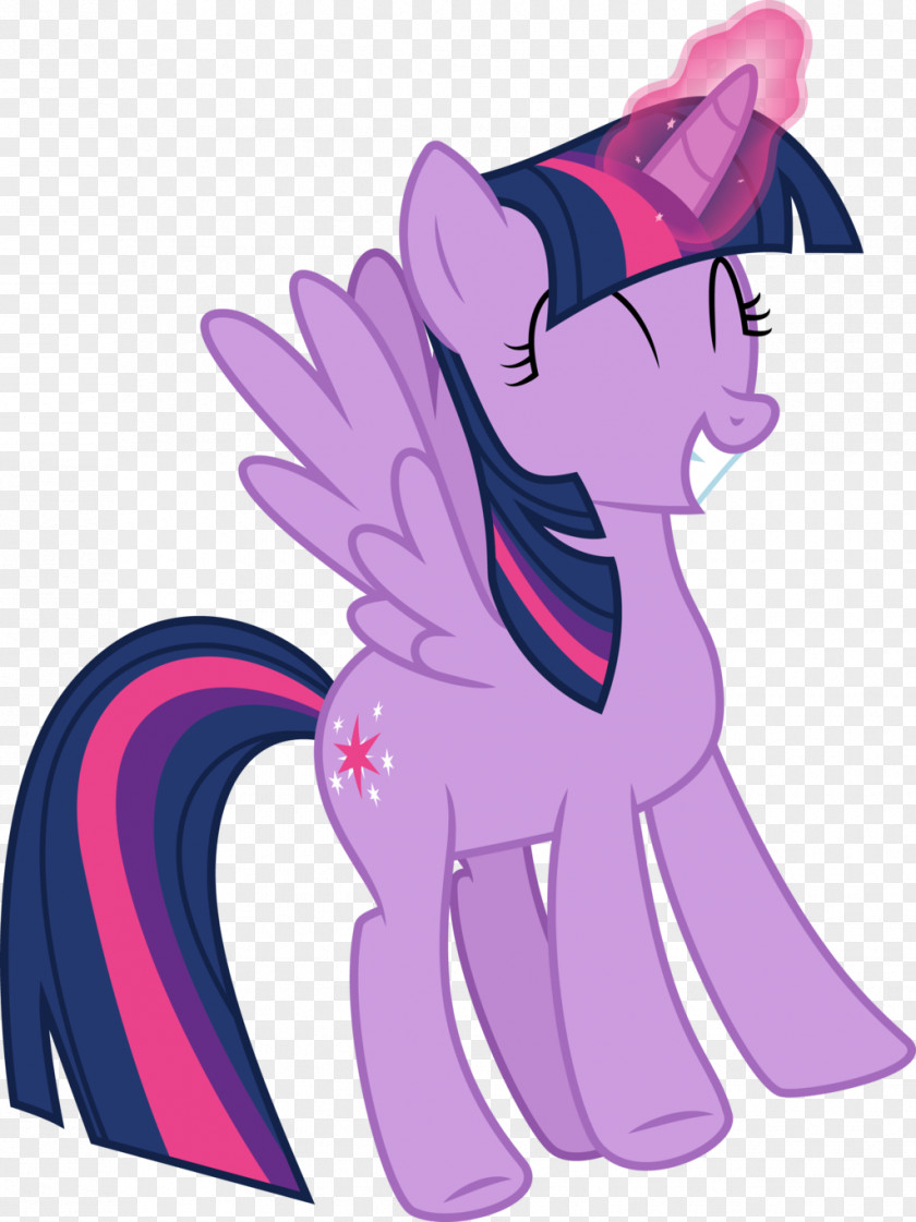 Twilight Horse Sparkle Purple Magenta PNG