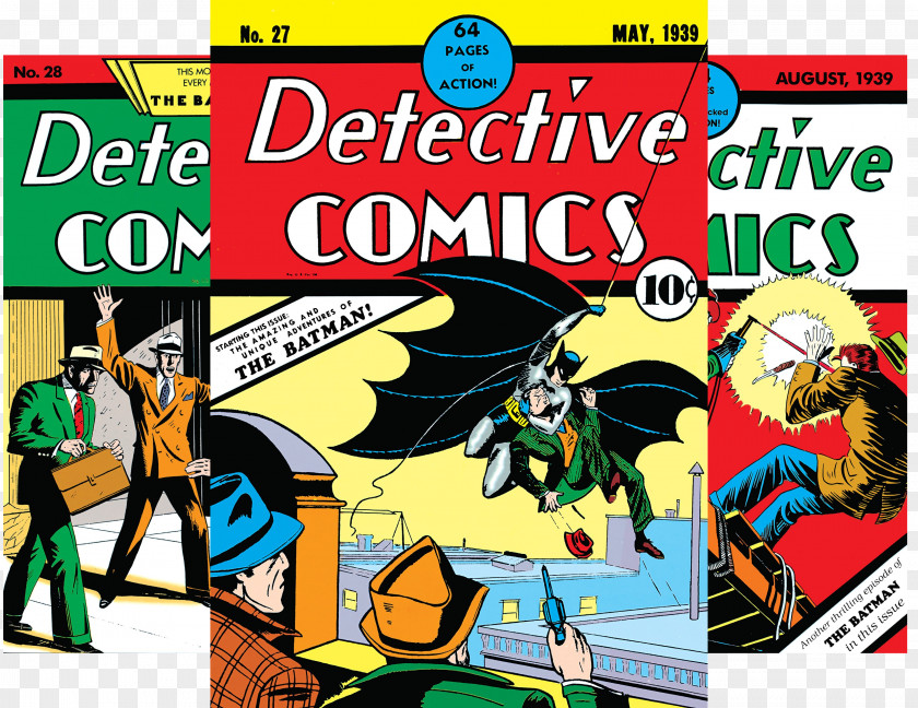 Batman Commissioner Gordon Comic Book Detective Comics 27 PNG