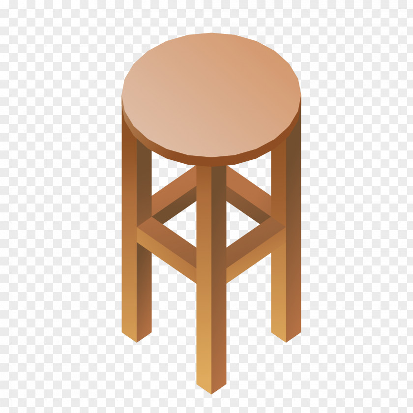 Brown Table Chair Stool Furniture Vector Graphics PNG