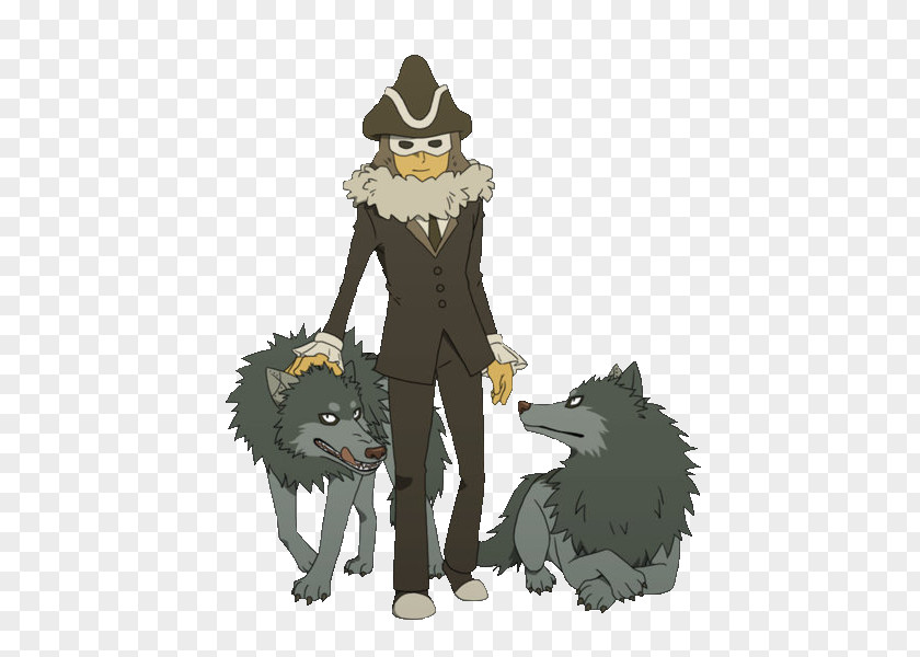 Mongolian Wolf Jean Descole Professor Layton And The Last Specter Pottermore Limited Tall Man Character PNG