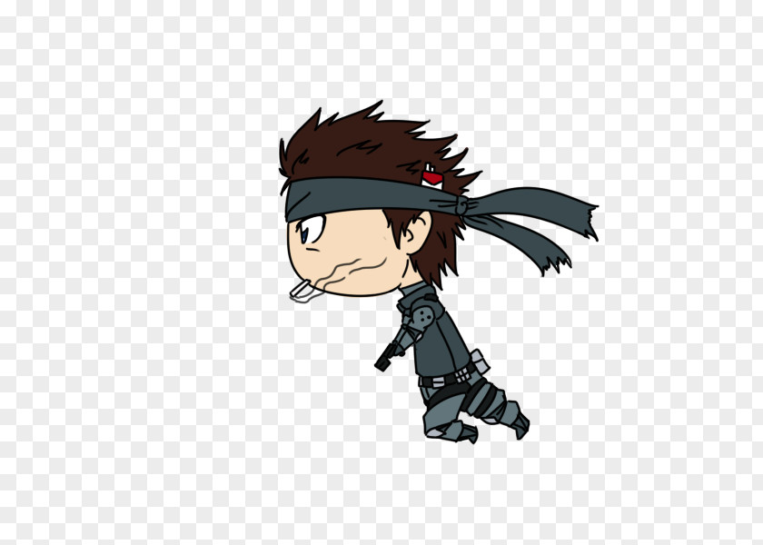 Solid Snake Black Hair Character Clip Art PNG