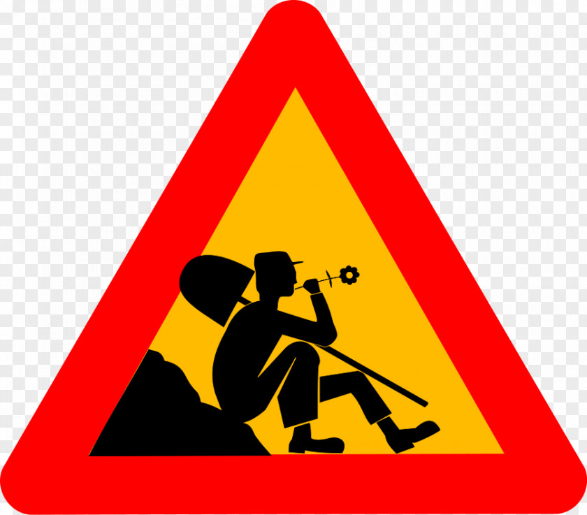 Free Art Work Car Traffic Sign Speed Bump Warning Clip PNG