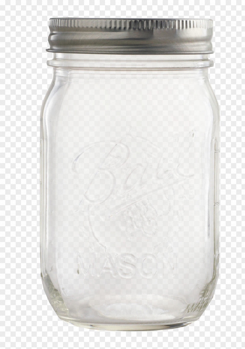 Pretty Transparent Glass Mason Jar Bottle Frasco PNG
