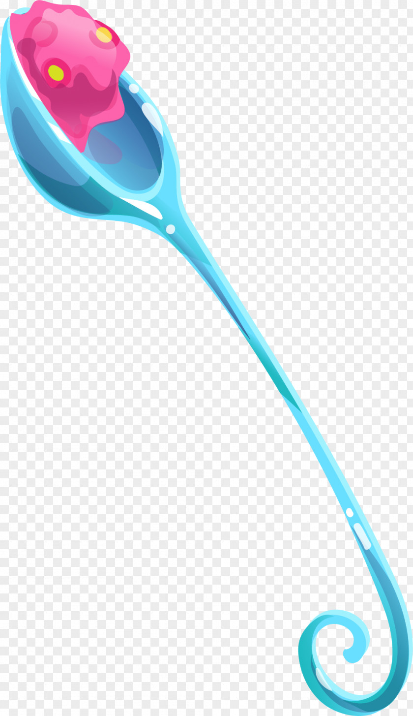 A Delicious Ice Cream Spoon Ladle PNG