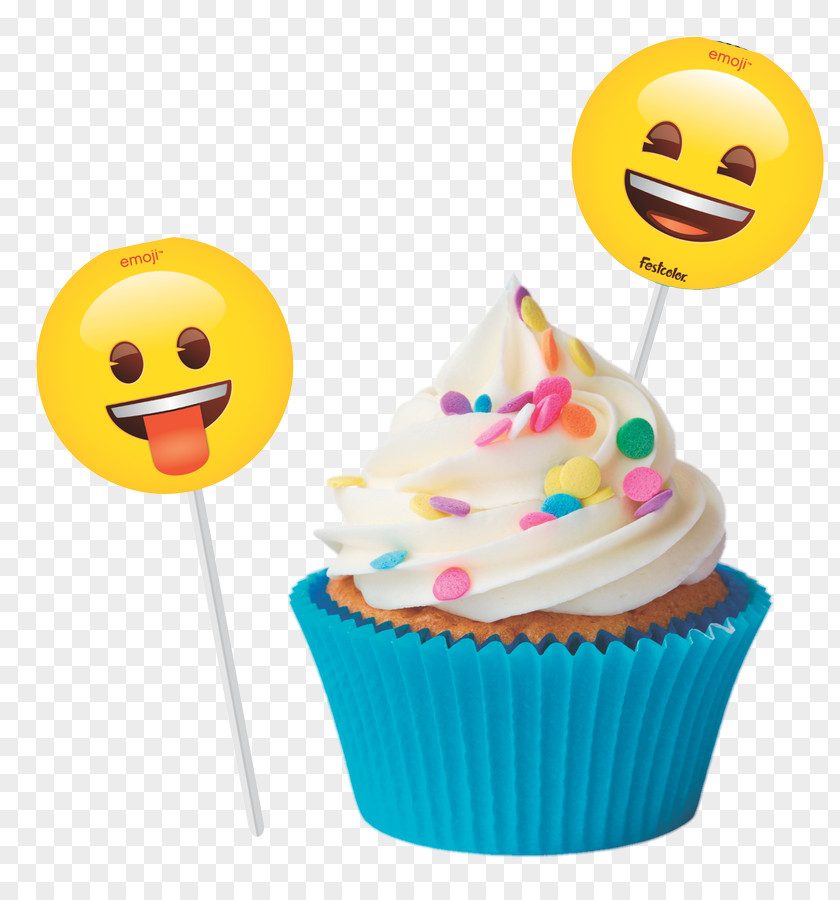 Birthday Cake Cupcake Party Card PNG