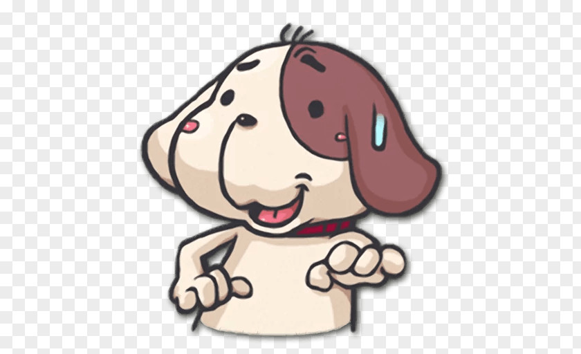 Dog Sticker Emoticon Facebook Clip Art PNG