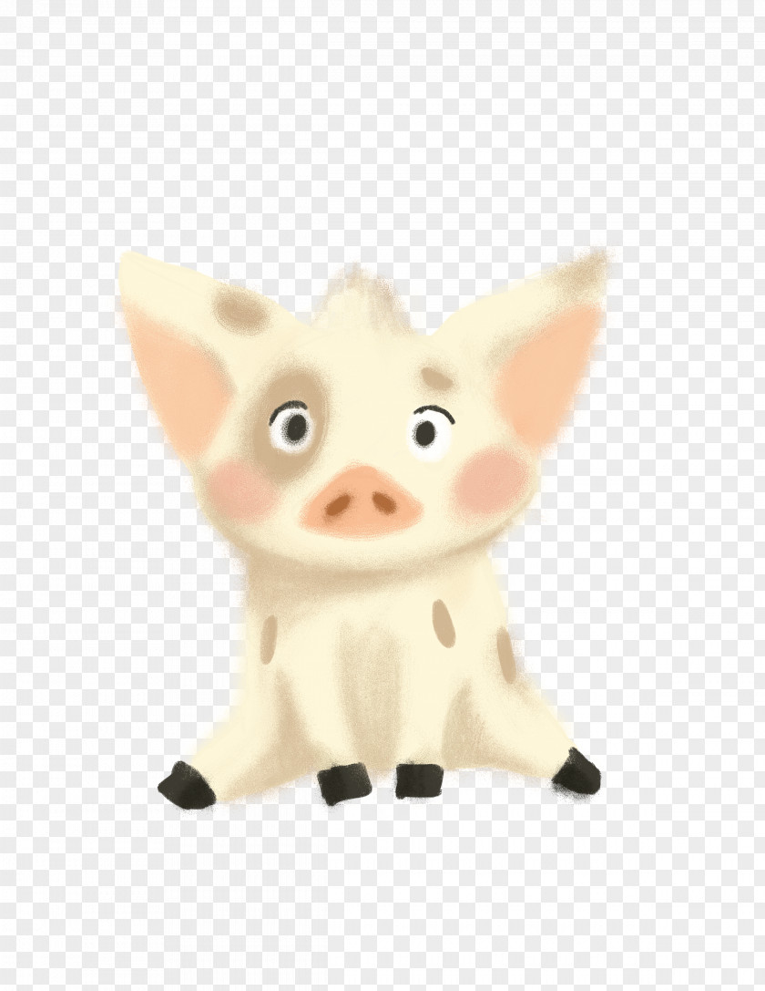 Moana Pig Animal Figurine Snout PNG