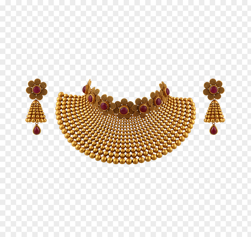NECKLACE Necklace Earring Jewellery Kundan Choker PNG