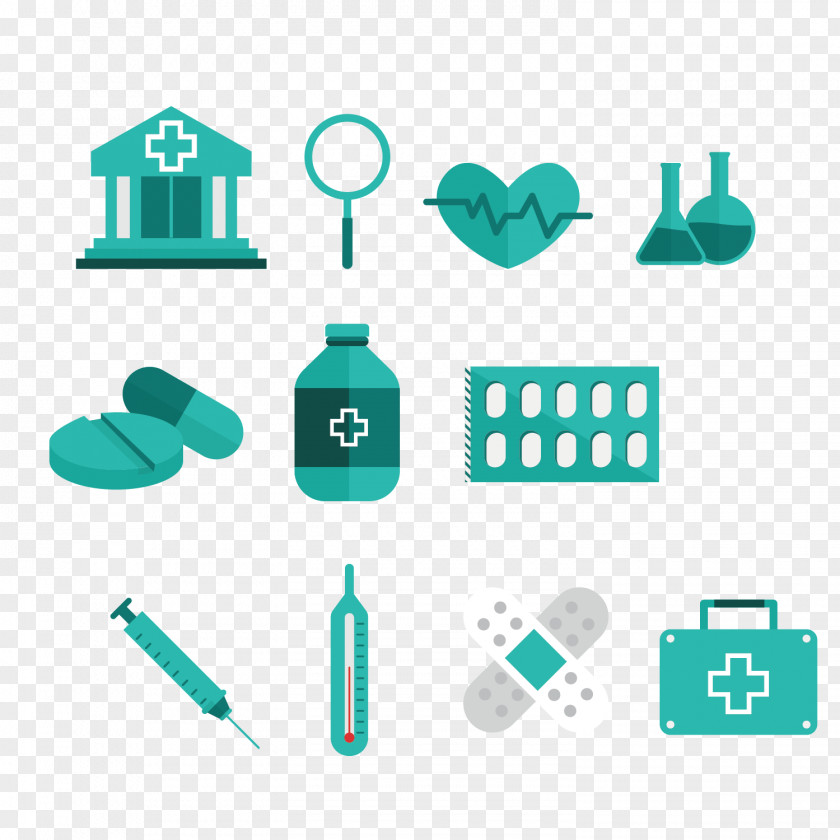 Vector Green Hospital Doctor Icon PNG