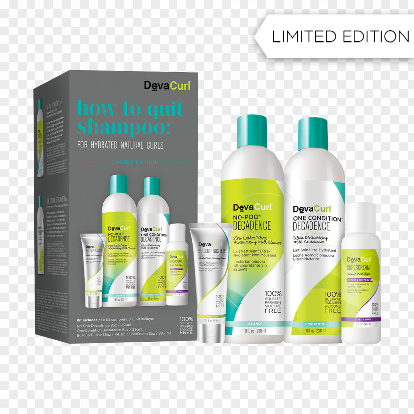 Hair DevaCurl The Kit For All Curl Kind Care Conditioner SuperCream Coconut Styler PNG