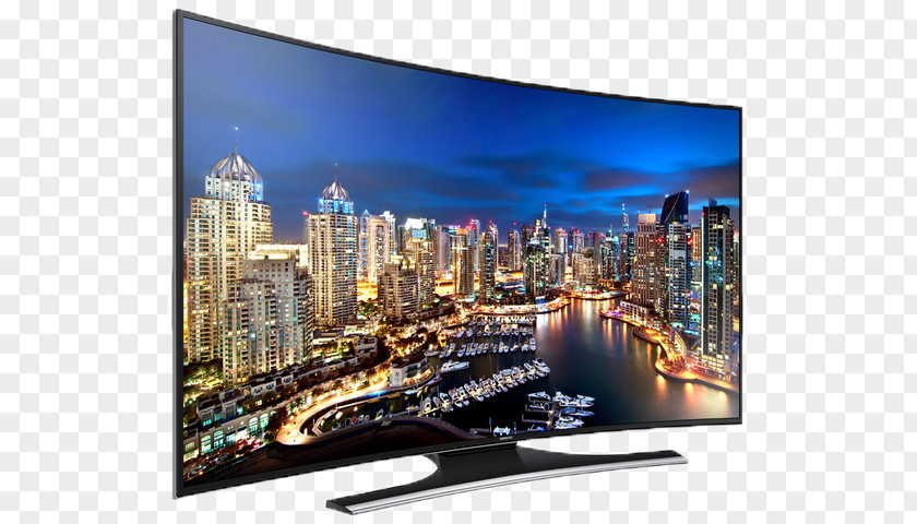 LCD TV Food Products Ultra-high-definition Television 4K Resolution Samsung LED-backlit Curved Screen PNG