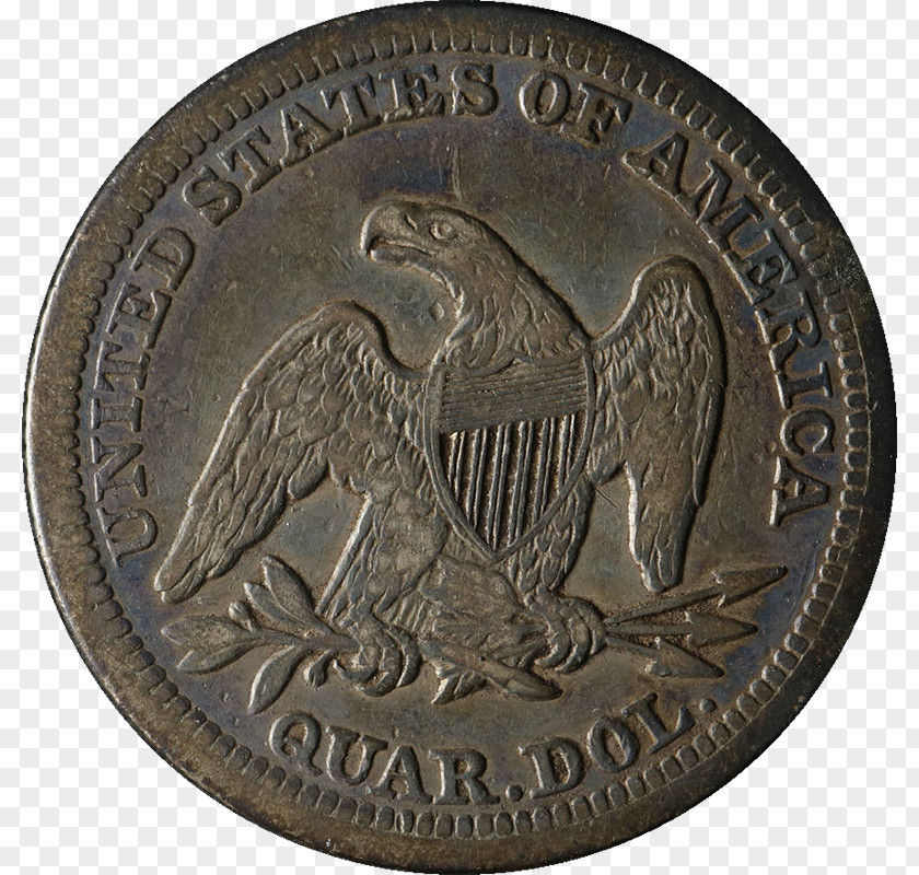 Medal Quarter Token Coin Currency PNG