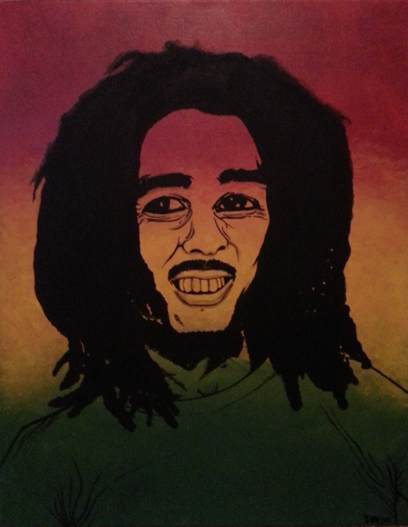 Bob Marley Visual Arts Painting Portrait DeviantArt PNG
