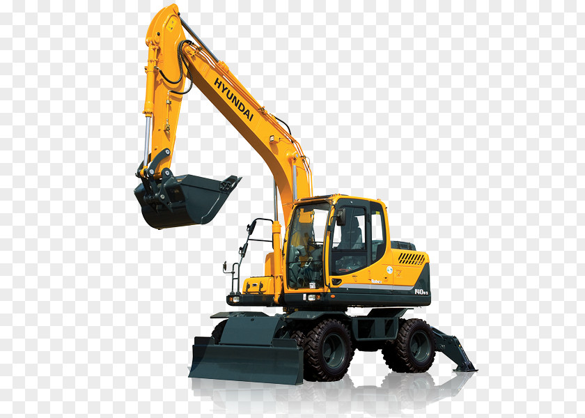 Excavator Hyundai Motor Company Heavy Machinery Industries PNG