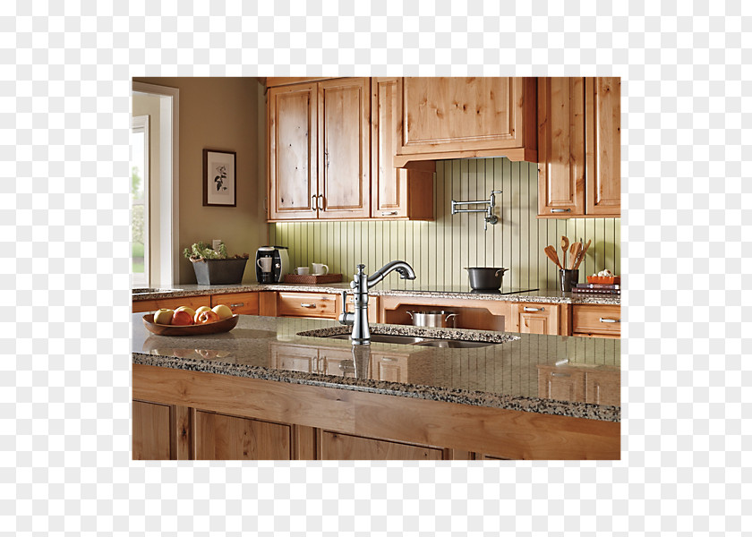 Kitchen Wall Tap Cabinetry Moen Stainless Steel PNG