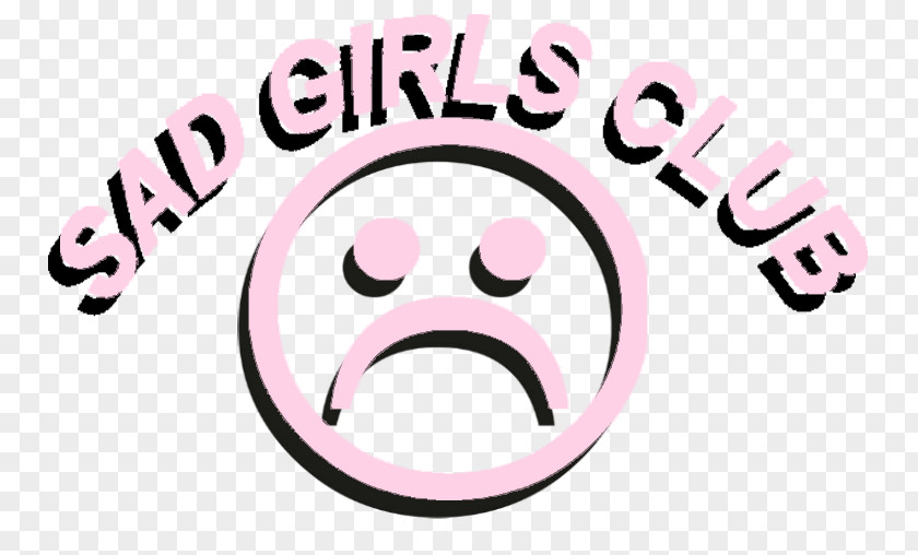 Sticker Sadness Sad Girls Club PNG