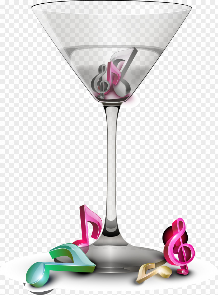 Vector Hand-painted Champagne Glasses Glass Wine Cup PNG