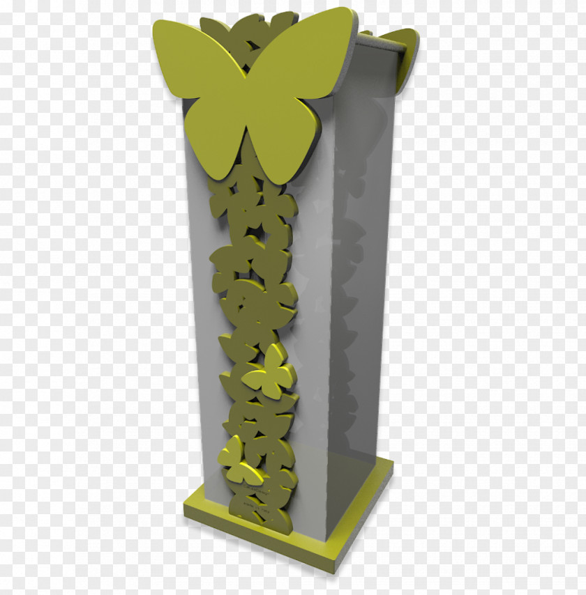 Butterfly Paper Baby Blue Color Umbrella Stand PNG